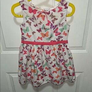 🦋H&M Pink and White Sleeveless Sundress Casual 5/25$